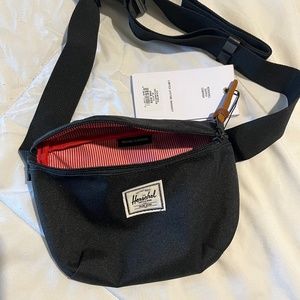 Herschel Fourteen Hip Pack Fanny Belt Bag Crossbody Black